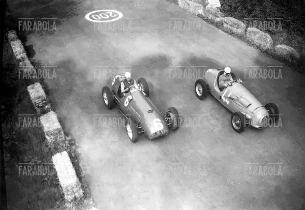 Duello Ascari - Manzon, Gp di Monza, 1951 - Farabola Immagine digitale
