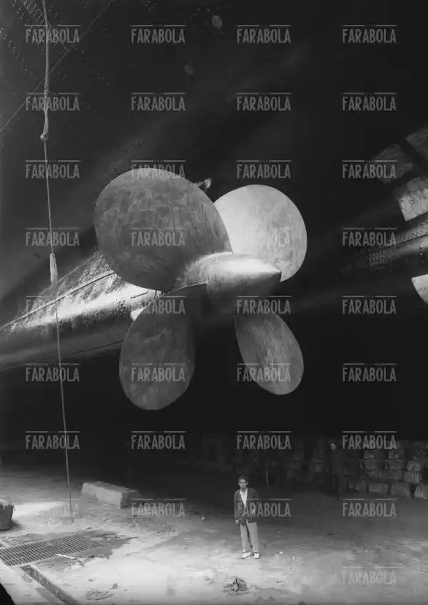 Elica del Transatlantico Rex, 1932 - Farabola Immagine digitale