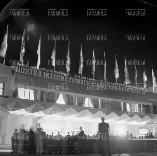 Entrata del Festival di Venezia, 1955 - Farabola Immagine digitale