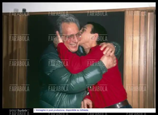 Enzo Jannacci con il figlio Paolo, 1996 - Farabola Immagine digitale