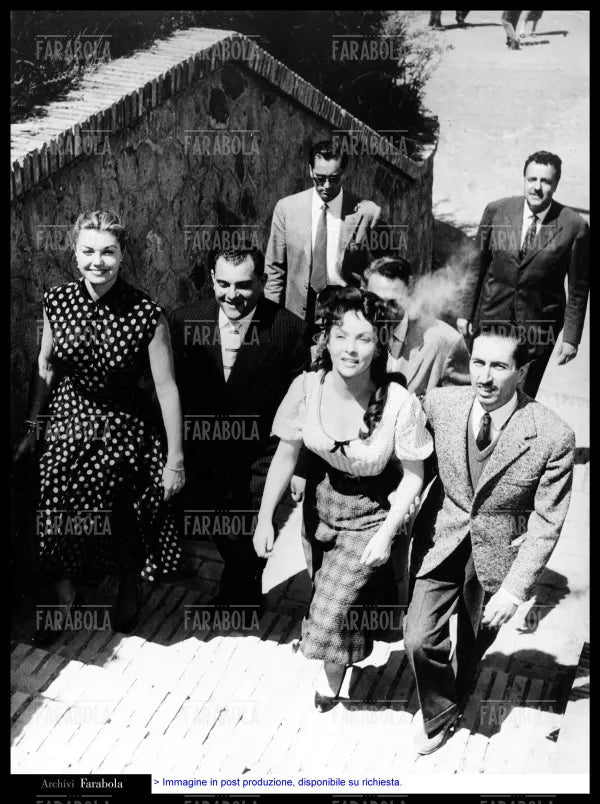 Esther Williams e Gina Lollobrigida, Roma, 1955 - Farabola Immagine digitale