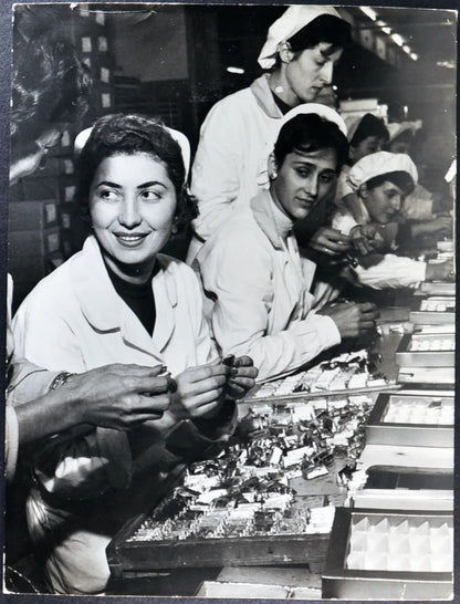 Fabbrica di dolciumi anni 60 Ft 2908 - Stampa 21x27 cm - Farabola Stampa ai sali d'argento