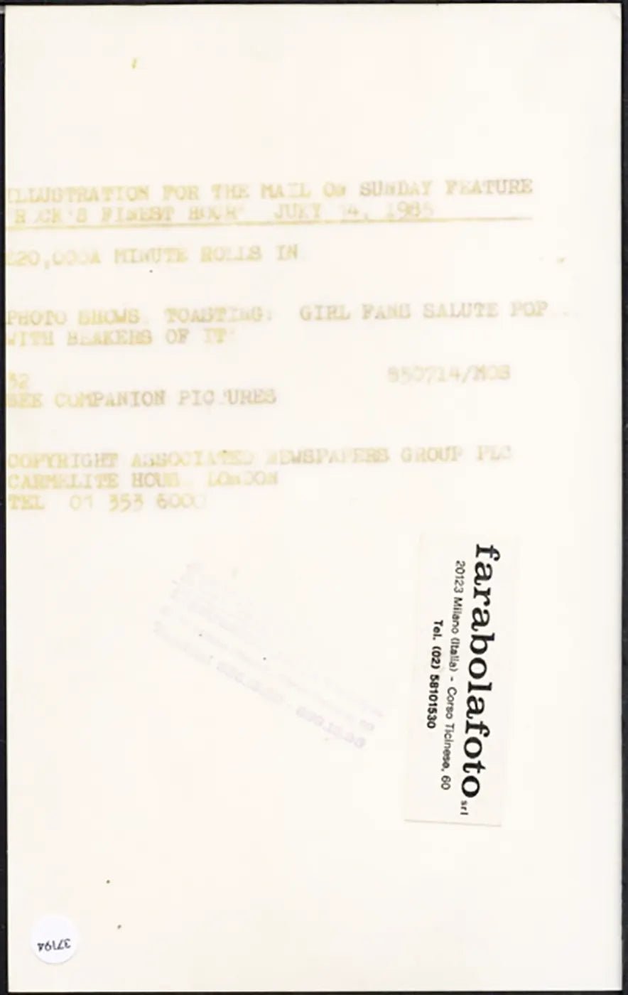 Fan al Live Aid 1985 Ft 37194 - Stampa 20x12 cm - Farabola Stampa ai sali d'argento