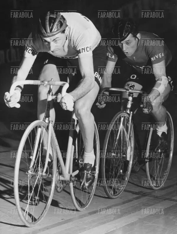 Fausto Coppi, Criterium d'Europa Omnium, 1955 - Farabola Immagine digitale