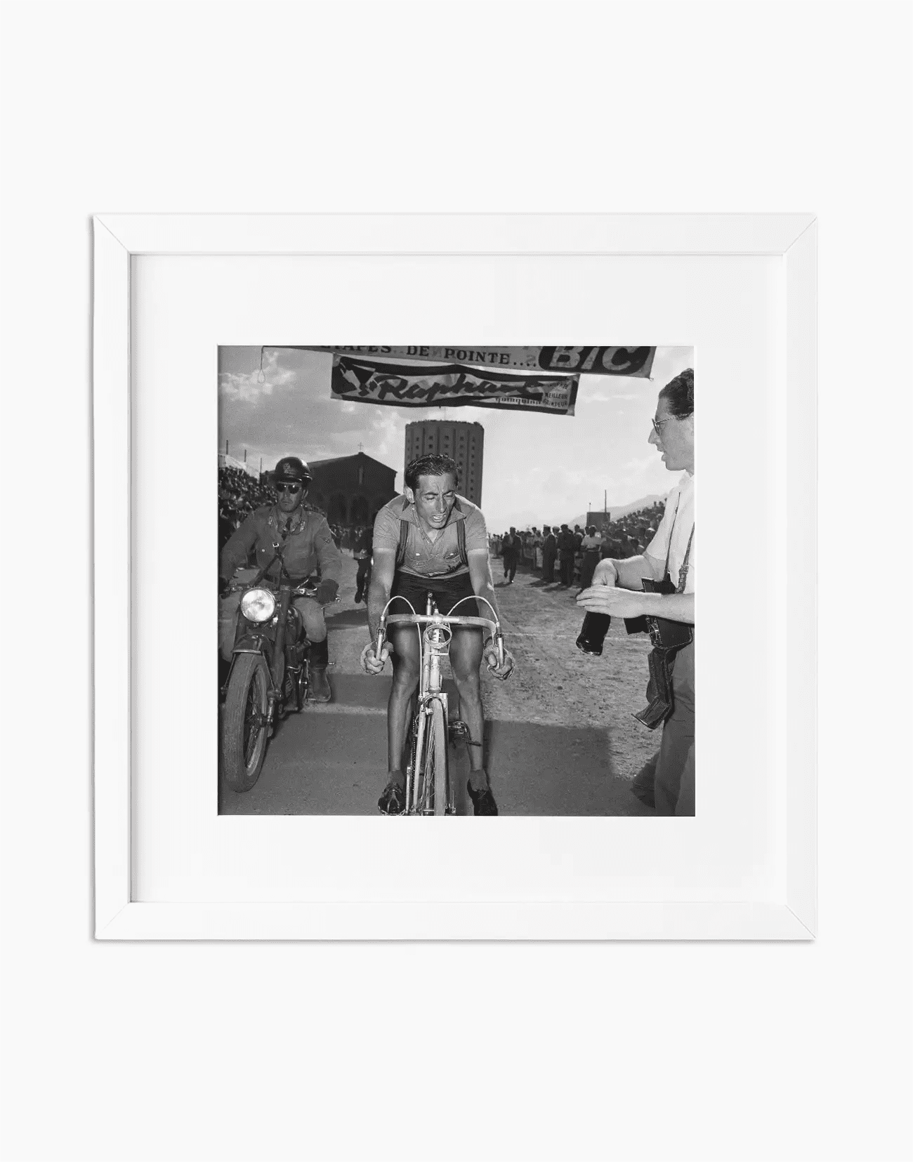 Fausto Coppi, Tour de France 1952 - Farabola WhiteWall App Product