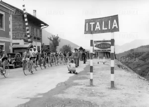 Fauto Coppi, Giro d'Italia, 1955 - Farabola Immagine digitale