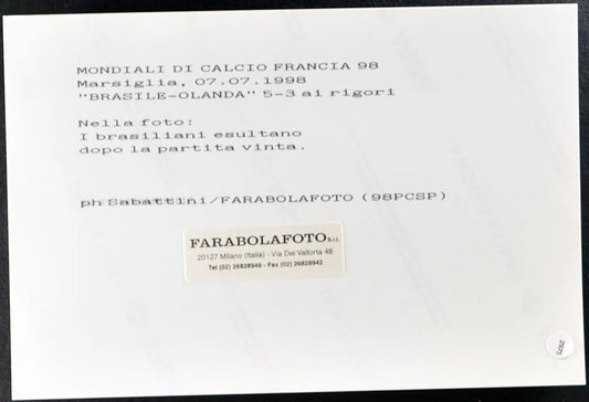 Festa Brasile Mondiali Francia 98 Ft 2975 - Stampa 20x15 cm - Farabola Stampa ai sali d'argento