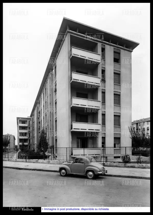 Fiat 500 C Topolino, Milano, 1958 - Farabola Immagine digitale