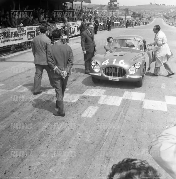 Fiat 8v, Mille Miglia, 1954 - Farabola Immagine digitale