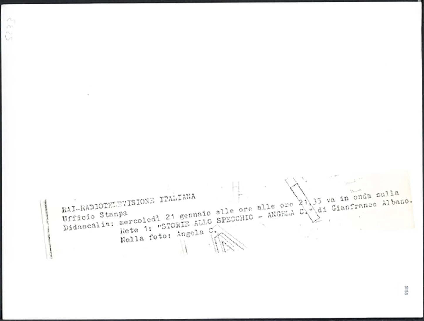 Film Storie allo specchio - Angela C. 1997 Ft 5155 - Stampa 24x18 cm - Farabola Stampa ai sali d'argento