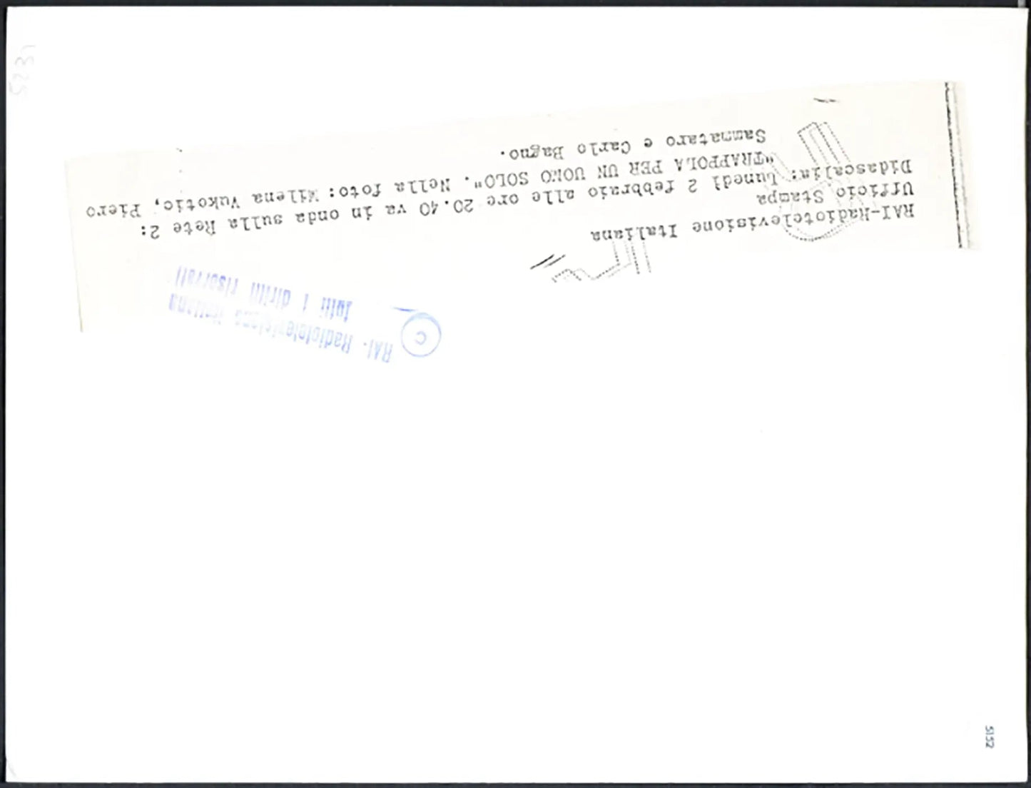 Film Trappola per un uomo solo 1961 Ft 5152 - Stampa 24x18 cm - Farabola Stampa ai sali d'argento