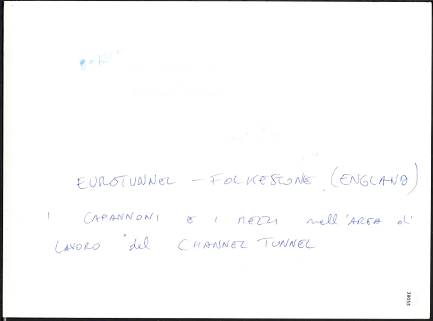 Folkestone costruzione dell'eurotunnel 1990 Ft 38055 - Stampa 24x18 cm - Farabola Stampa ai sali d'argento