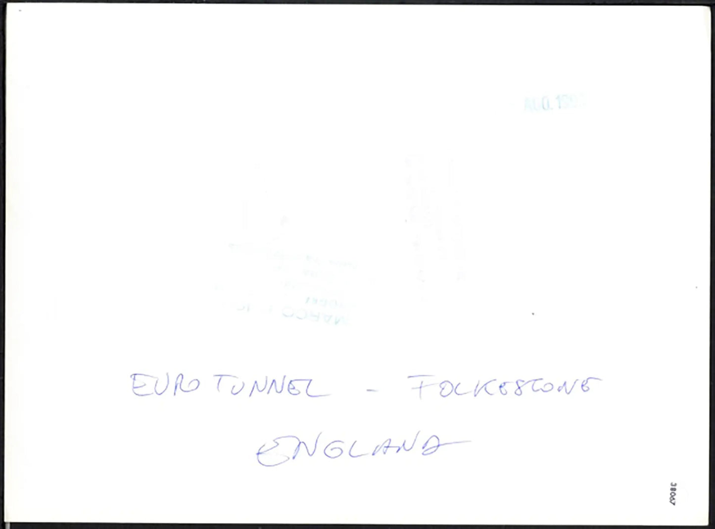 Folkestone costruzione dell'eurotunnel 1990 Ft 38067 - Stampa 24x18 cm - Farabola Stampa ai sali d'argento