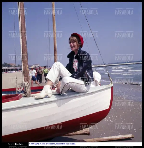 Francoise Hardy, Festival di Venezia, 1966 - Farabola Immagine digitale