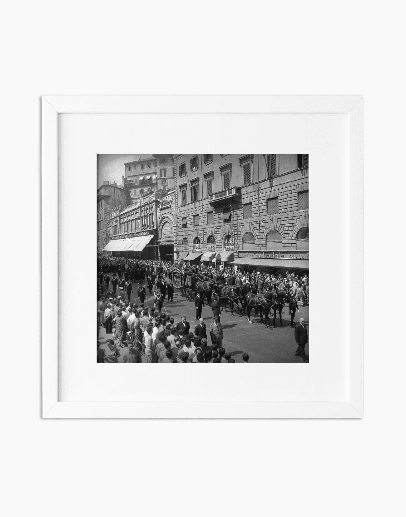 Funerali di De Gasperi, 1954 - Farabola WhiteWall App Product