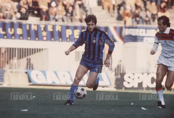 Gabriele Oriali in azione, 1981 - Farabola Immagine digitale