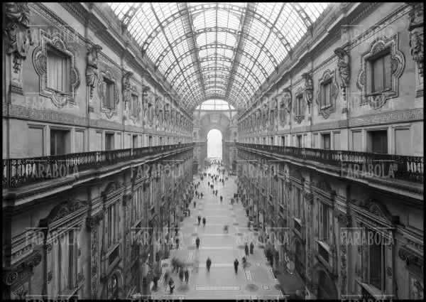 Galleria Vittorio Emanuele II, Milano, 1966 - Farabola Immagine digitale