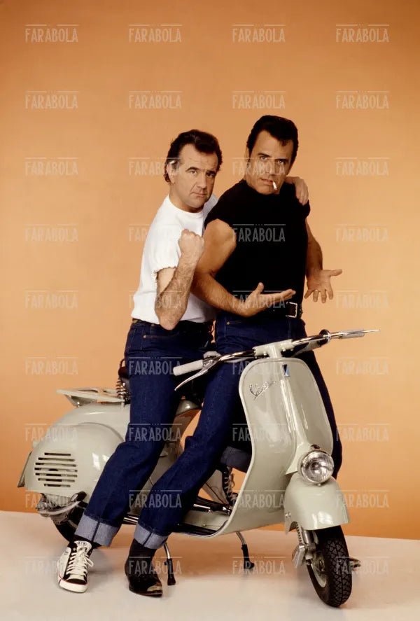 Gene Gnocchi e Teo Teocoli, anni 80 - Farabola Immagine digitale