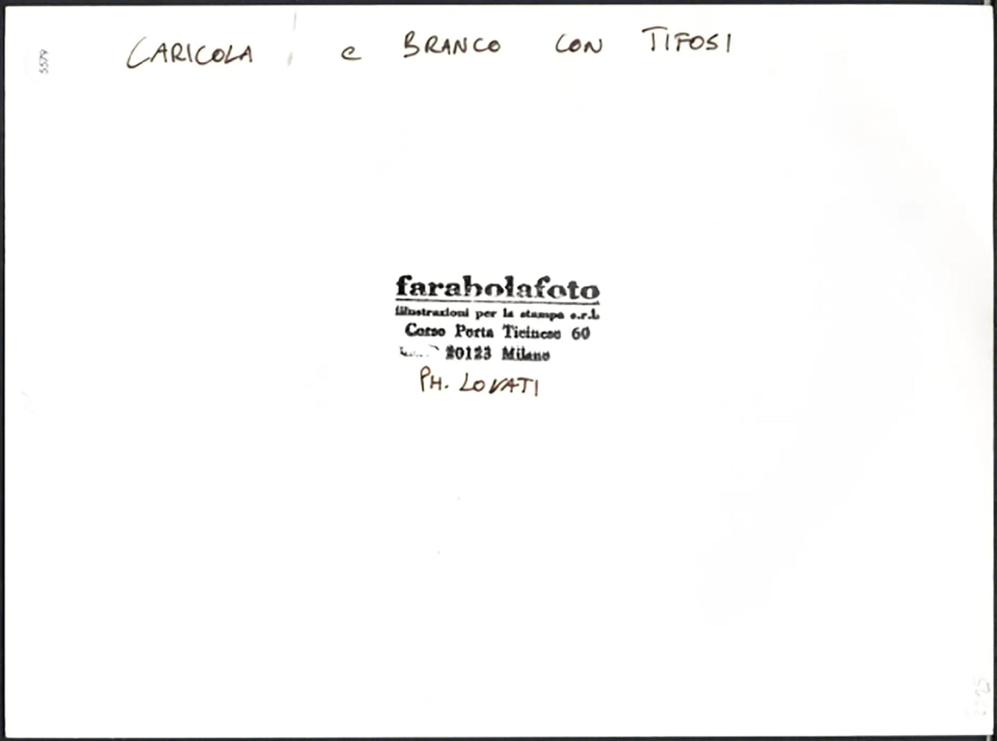 Genoa Caricola e Branco 1992 Ft 5579 - Stampa 24x18 cm - Farabola Stampa ai sali d'argento