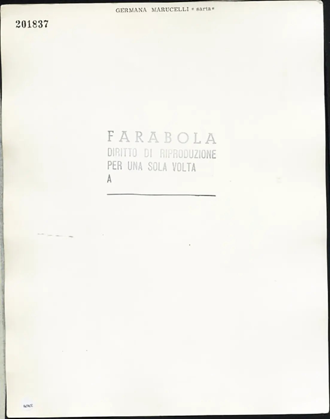 Germana Marucelli mangia spaghetti 1960 Ft 37478 - Stampa 24x30 cm - Farabola Stampa ai sali d'argento