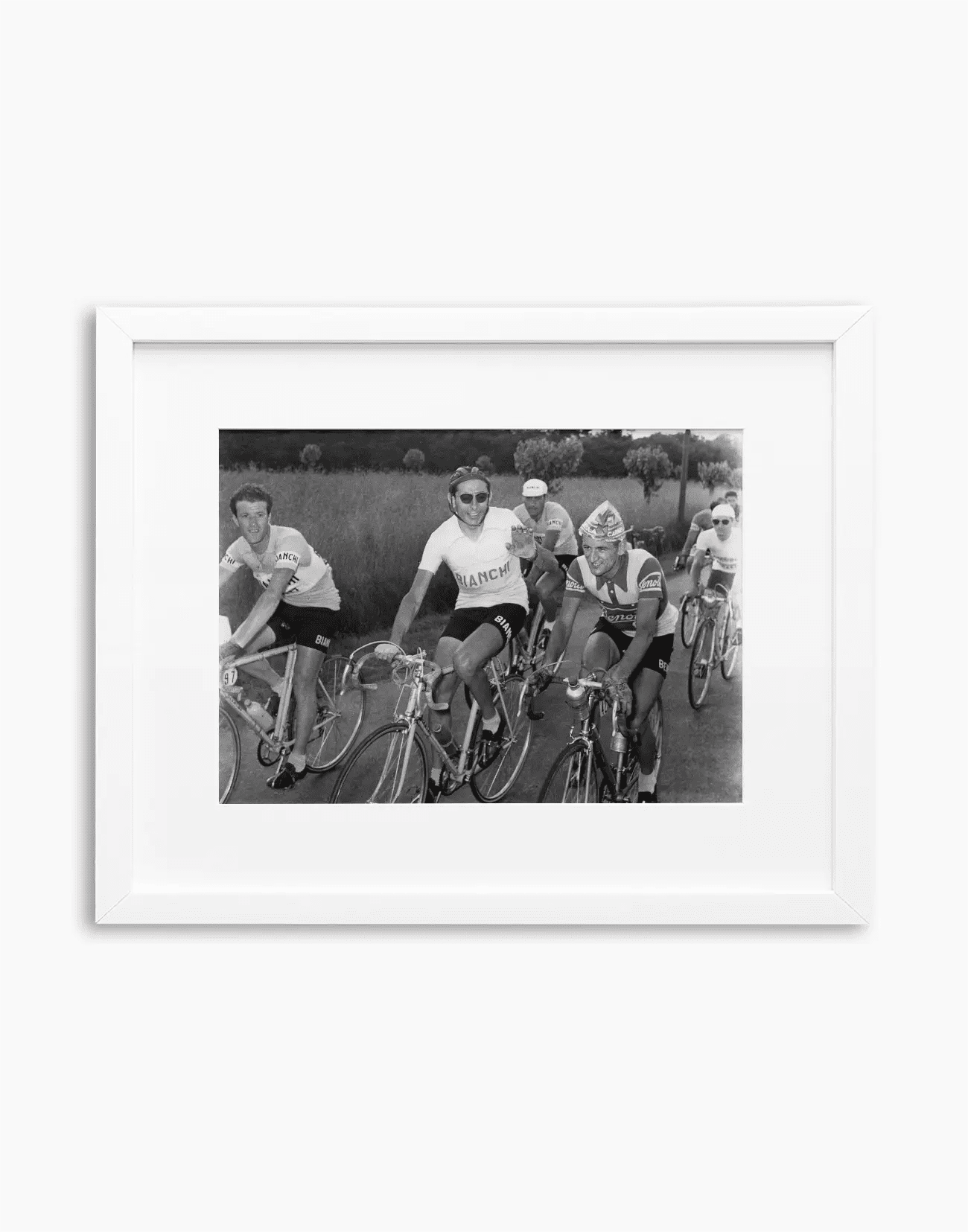 Giacchero, Coppi e Pettinati, Giro d'Italia 1952 - Farabola WhiteWall App Product