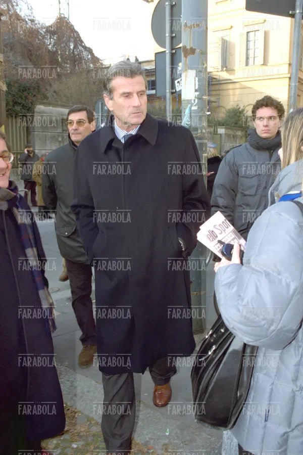 Giacinto Facchetti ai funerali di Giuseppe Prisco, 2001 - Farabola Immagine digitale