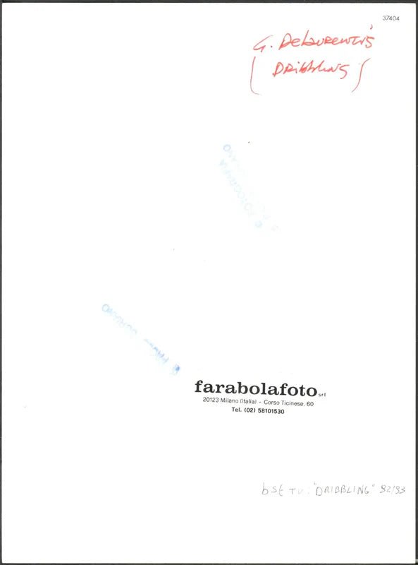 Gianfranco De Laurentis Dribbling 1992 Ft 37404 - Stampa 24x18 cm - Farabola Stampa ai sali d'argento