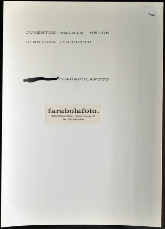 Gianluca Pessotto Juventus 1995 Ft 2404 - Stampa 24x18 cm - Farabola Stampa ai sali d'argento