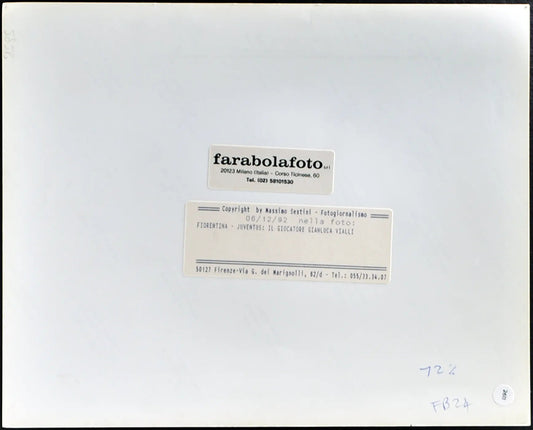 Gianluca Vialli Juventus 1992 Ft 2611 - Stampa 20x25 cm - Farabola Stampa ai sali d'argento