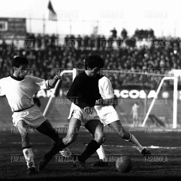 Gigi Meroni in azione, Mantova - Torino, 1965 - Farabola Immagine digitale