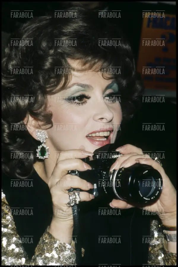 Gina Lollobrigida, anni 90 - Farabola Immagine digitale