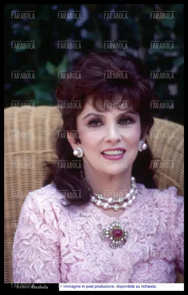 Gina Lollobrigida, Festival di Venezia, 1988 - Farabola Immagine digitale