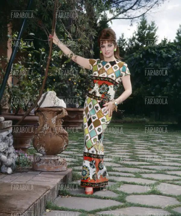 Gina Lollobrigida, Roma, 1967 - Farabola Immagine digitale