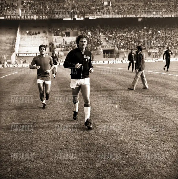 Giuseppe Savoldi, Inter vs Bologna, 1974 - Farabola Immagine digitale