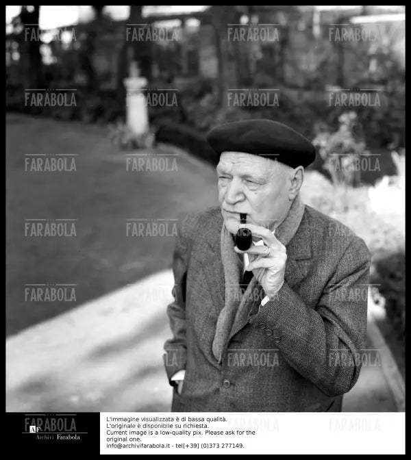 Giuseppe Ungaretti, Roma, 1960 - Farabola Immagine digitale