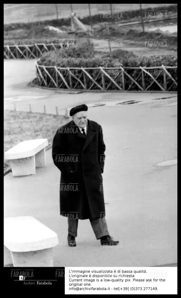 Giuseppe Ungaretti, Roma, 1963 - Farabola Immagine digitale