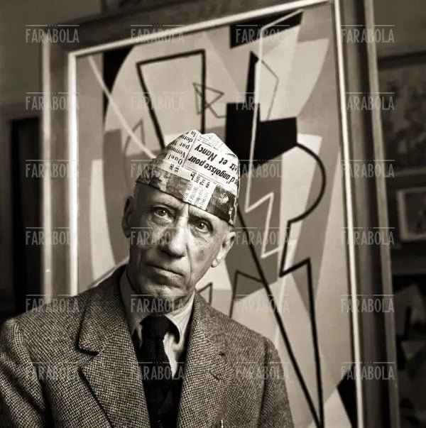 Il pittore Gino Severini, 1957 - Farabola Immagine digitale