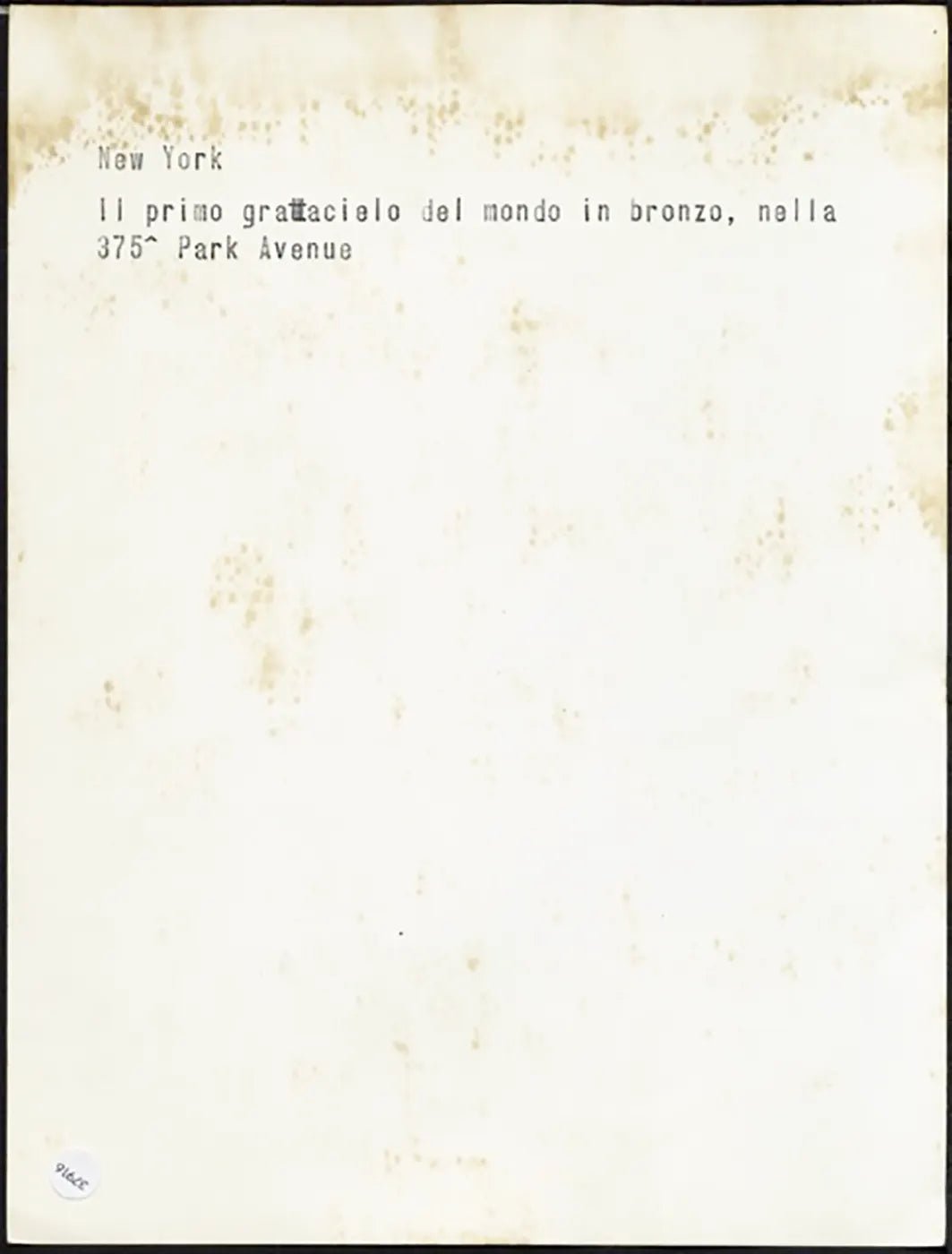 Il Seagram Building New York anni 60 Ft 37916 - Stampa 24x18 cm - Farabola Stampa ai sali d'argento
