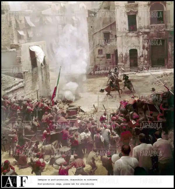 Il set del film Il Gattopardo, Palermo, 1962 - Farabola Immagine digitale