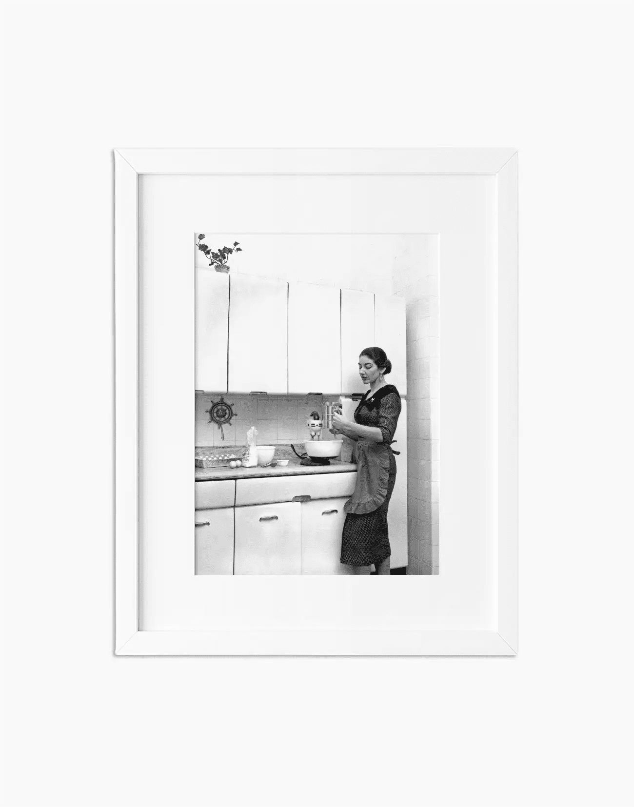 Il soprano Maria Callas, 1956 - Farabola WhiteWall App Product