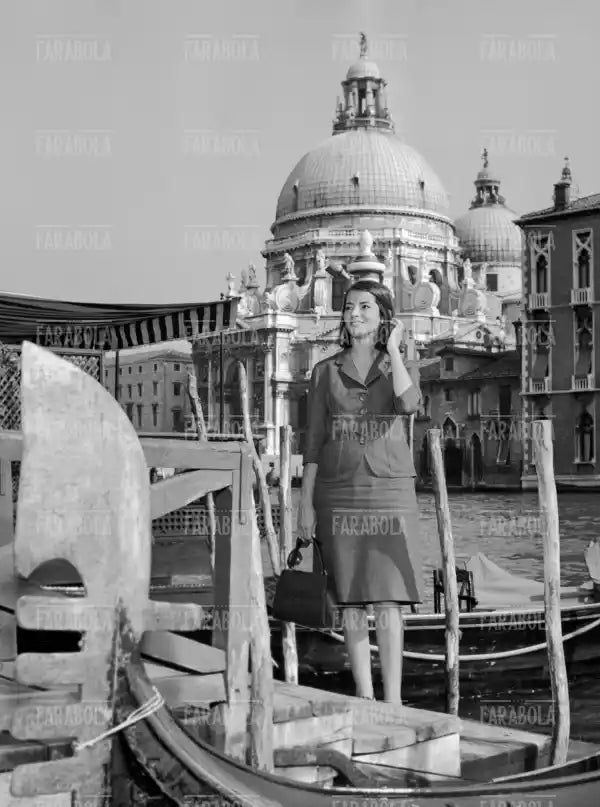 Jacqueline Sassard, Festival di Venezia, 1962 - Farabola Immagine digitale