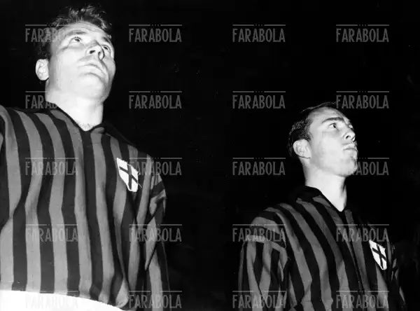 José Altafini e Jimmy Greaves, Milan vs Botafogo, 1961 - Farabola Immagine digitale