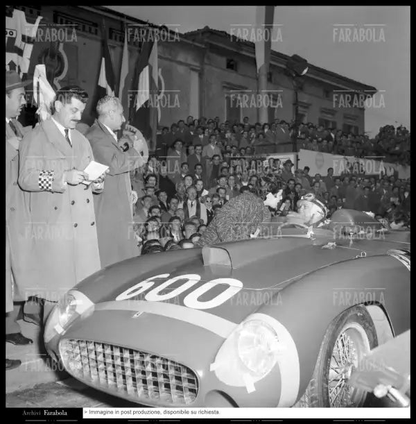 Juan Manuel Fangio su Ferrari 290MM, Mille Miglia, 1956