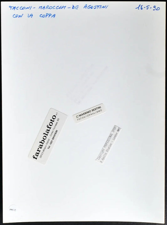 Juventus Coppa Uefa 1990 Ft 2544 - Stampa 24x18 cm - Farabola Stampa ai sali d'argento