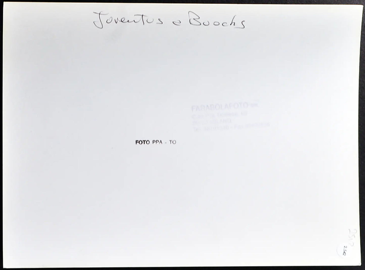Juventus in ritiro 1990 Ft 2542 - Stampa 24x18 cm - Farabola Stampa ai sali d'argento