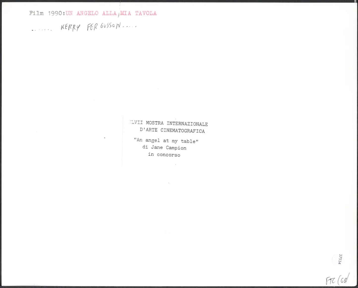 Kerry Ferguson film 1990 Ft 37534 - Stampa 20x25 cm - Farabola Stampa ai sali d'argento