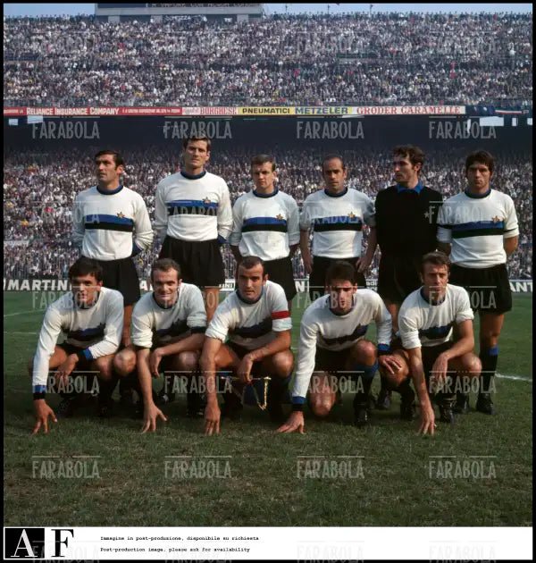 La formazione dell'Inter, stagione 1968 - 1969 - Farabola Immagine digitale
