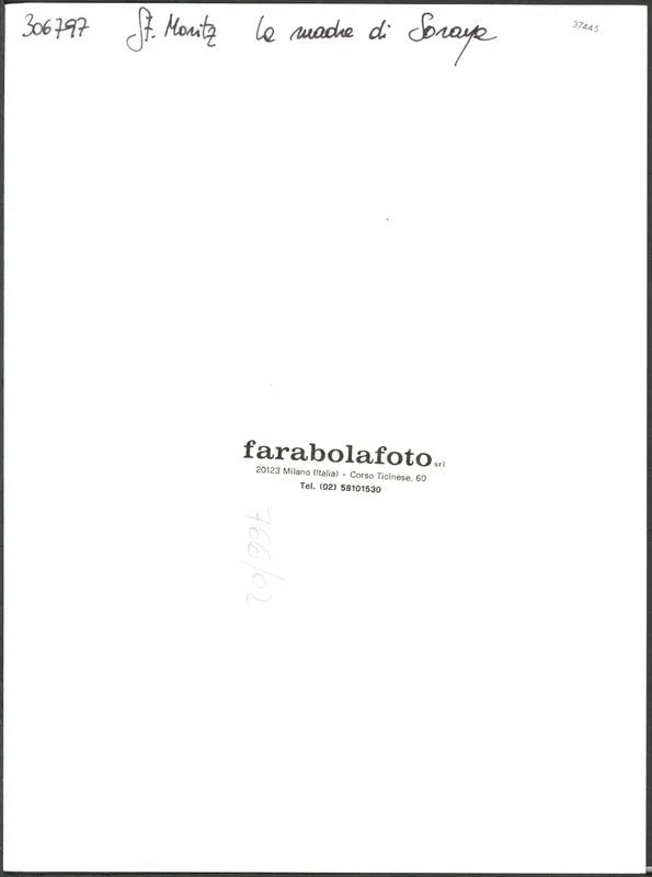 La madre di Soraya a Sankt Moritz 1958 Ft 37445 - Stampa 24x18 cm - Farabola Stampa ai sali d'argento