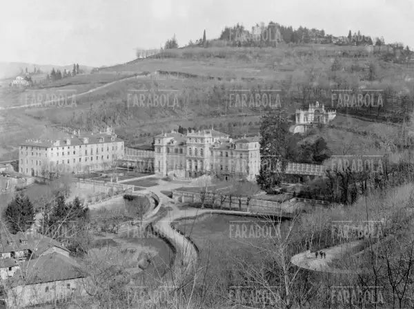 La villa della regina, Torino, 1898 - Farabola Immagine digitale