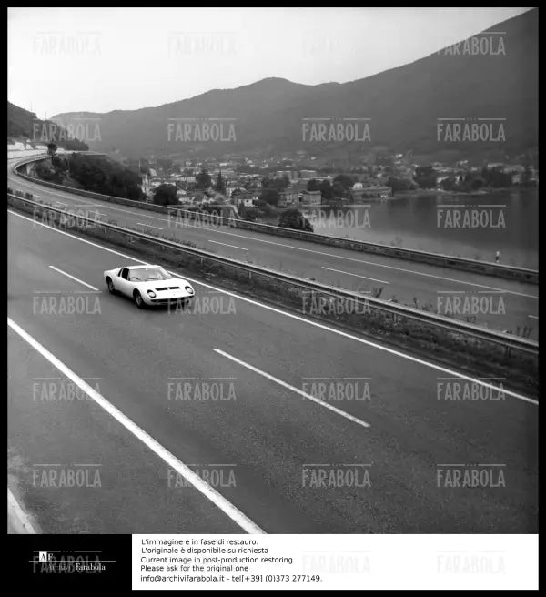 Lamborghini Miura, Lugano, 1968 - Farabola Immagine digitale